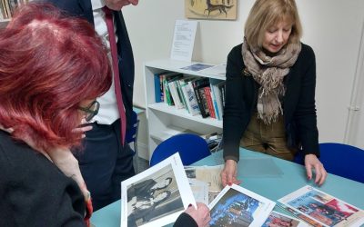 UK Government Minister John Lamont visits the Scottish Jewish Heritage Centre